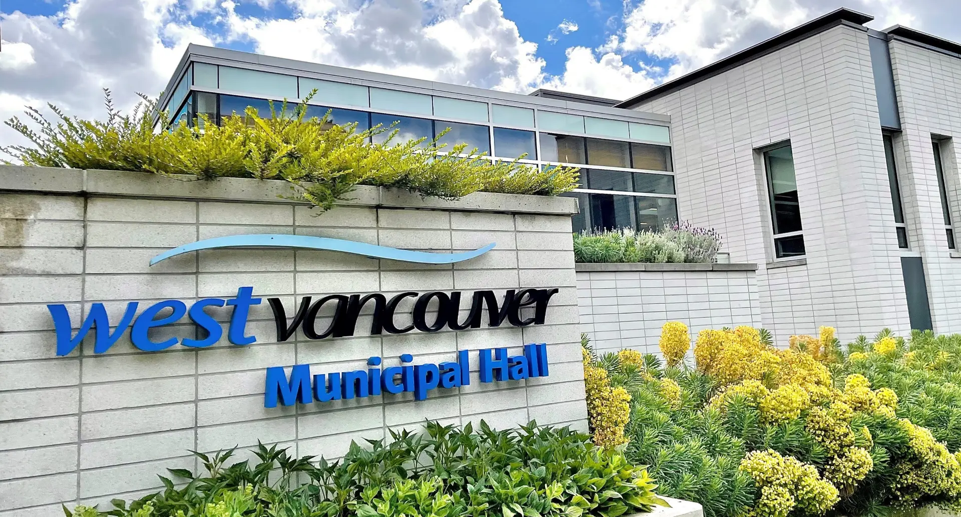 West Vancouver Municipal Hall, where advance voting takes place
