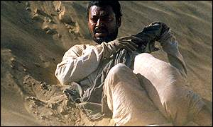 A scene from the movie The Warrior